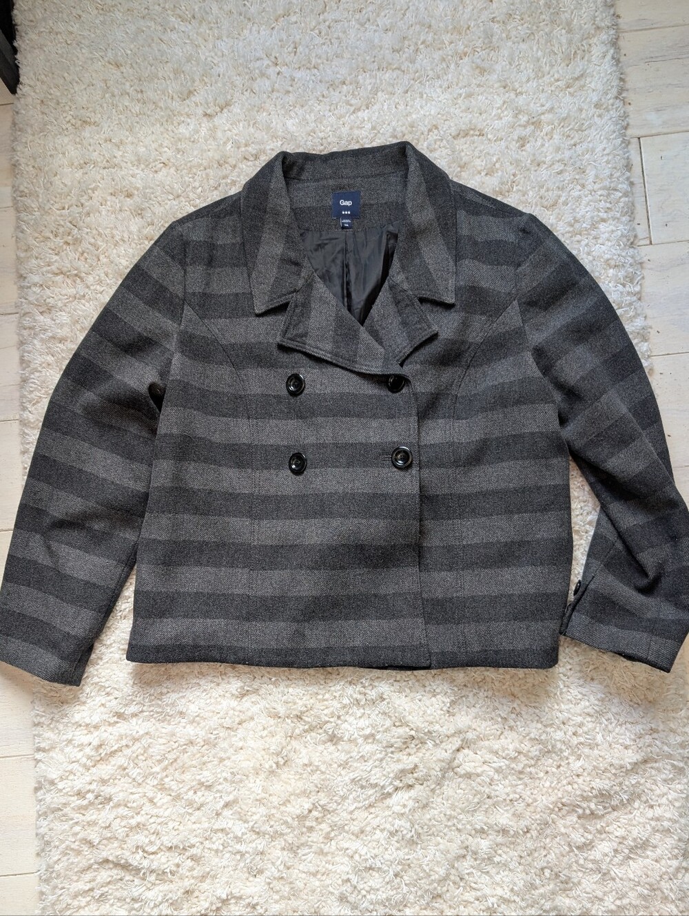 GAP Cropped Pea Coat Jacket XXL